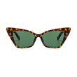 Fame Series Cateye Sunglasses For Women - Leopard Print