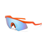 Xplorer Half-Rim Sports Sunglasses - Orange Blue