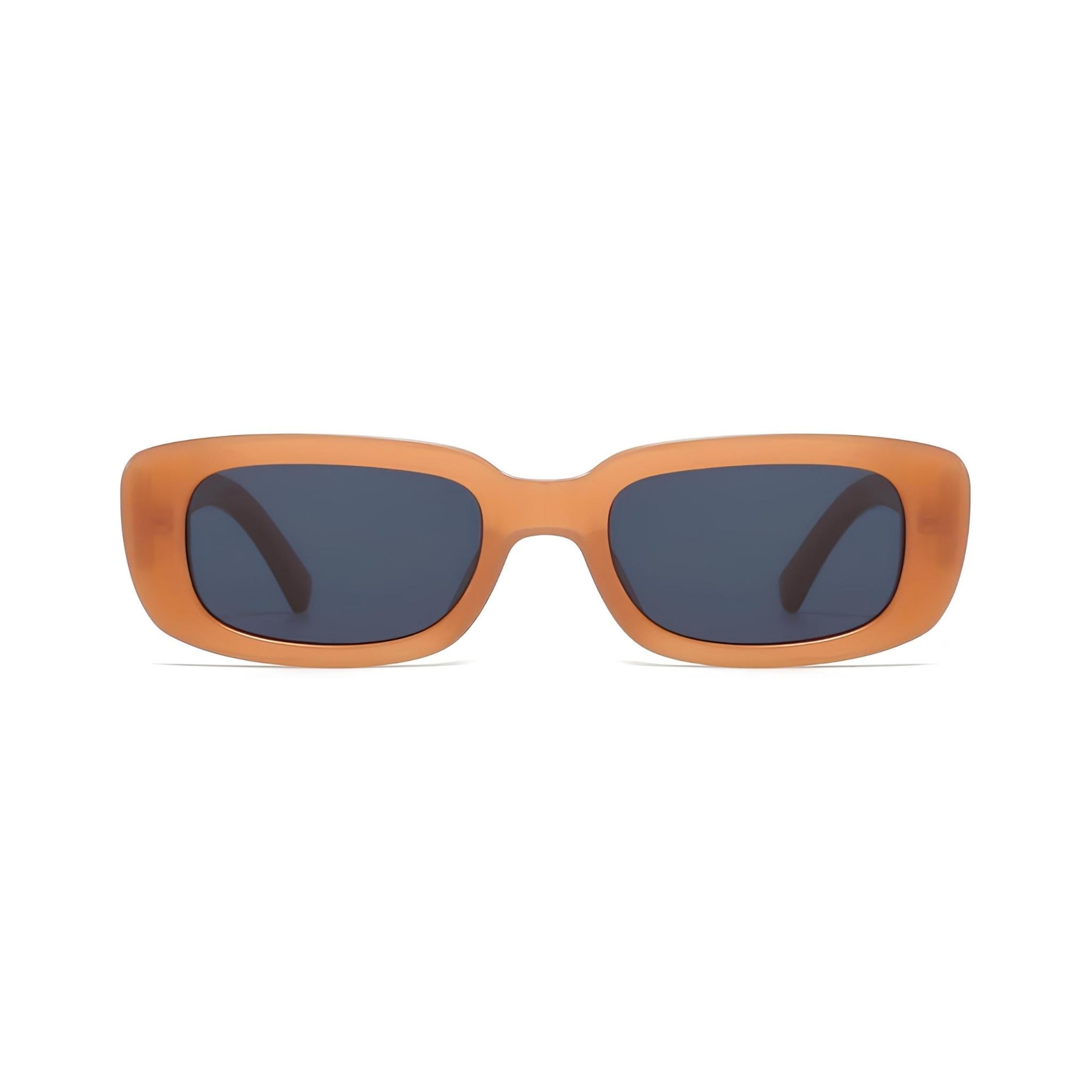Rectro Series Retro Rectangular Sunglasses - Orange