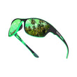 Xplorer Series Polarized Sports Sunglasses - Green Mirrored