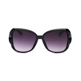 Royal Series Oval Oversized Sunglasses For Women - Black